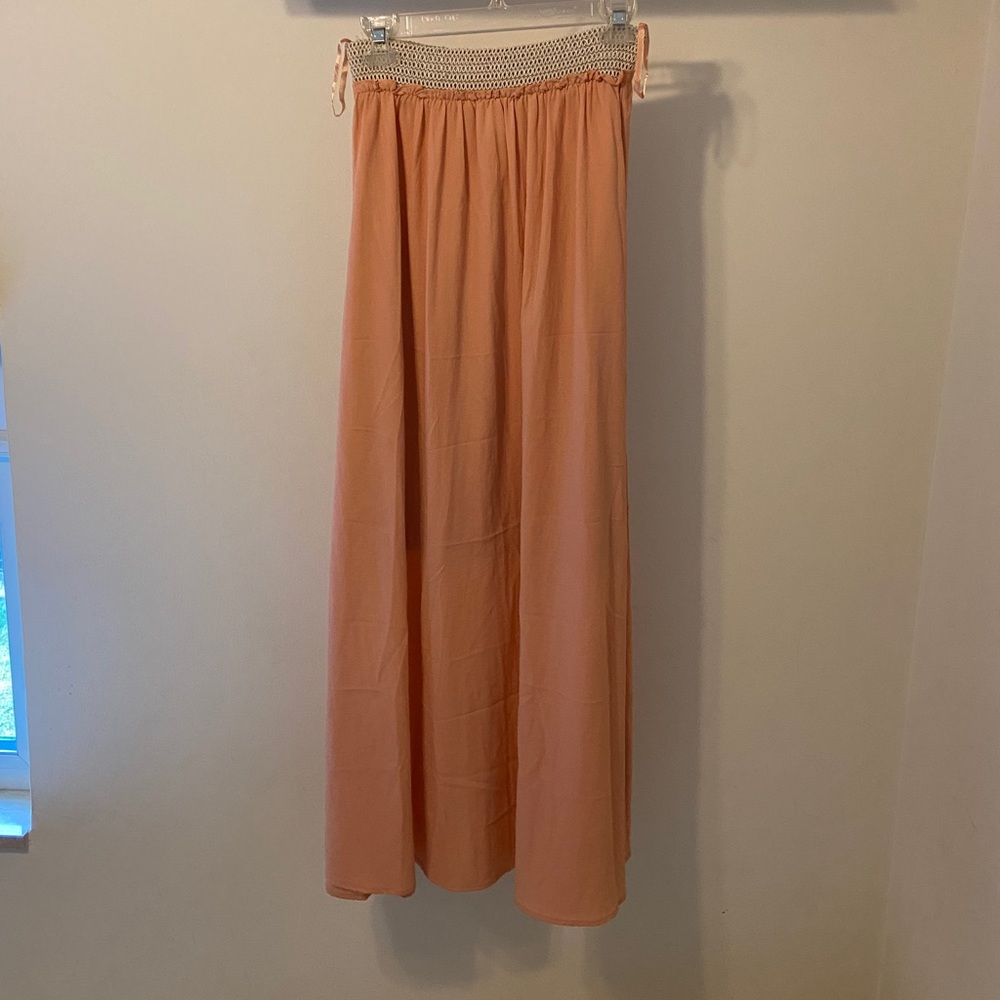 Collective concept, pink maxi skirt